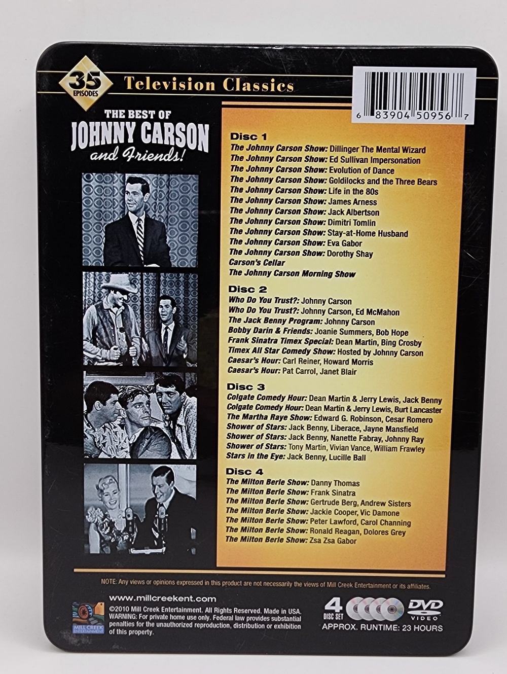 The Best of Johnny Carson & Friends (2010, DVD) 35 Episodes, With Collectors Tin - Picture 3 of 3